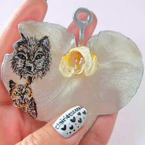 Ethereal Guardians Orchid Pendant